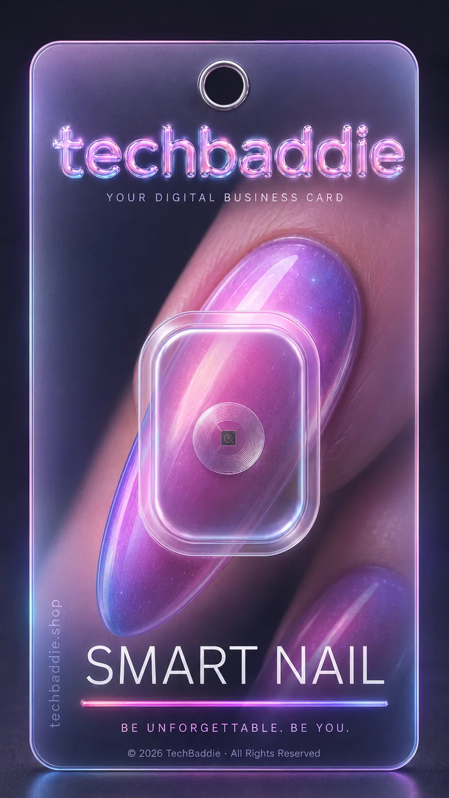 techbaddie Smart Nail packaging
